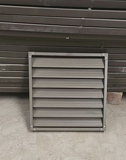 通風(fēng)鋅鋼百葉窗安裝